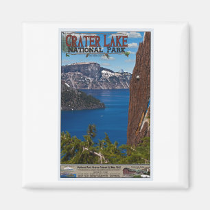 Aimant Crater Lake - Poster d'information