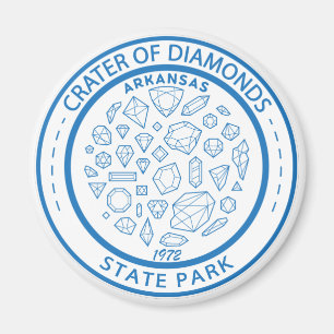 Aimant Cratère du Parc d'État des Diamants Badge de l'Ark