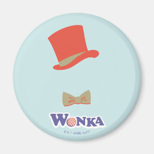 Aimant Cravate Wonka Top Hat & Bow