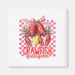 Aimant Crawfish Season Crawfish Boil Lobster Cajun Men Wo