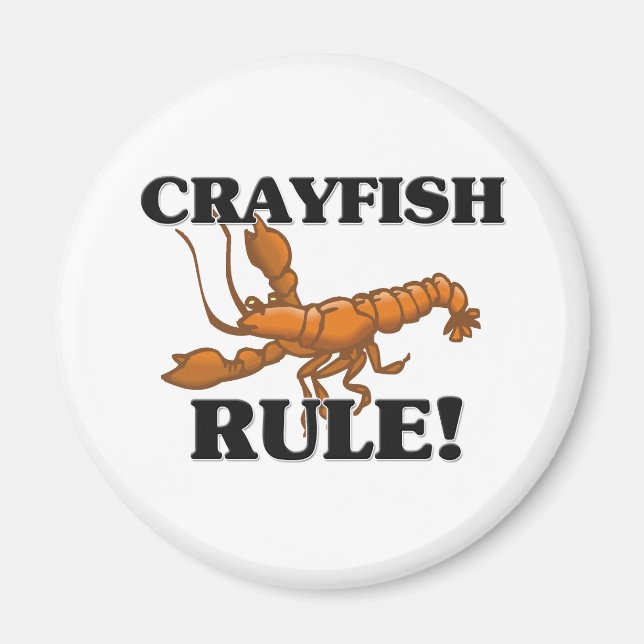 Aimant CRAYFISH Rule ! (Devant)