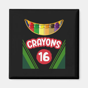 Aimant Crayon Box Fun Enseignant Étudiant Crayon Squad Ha