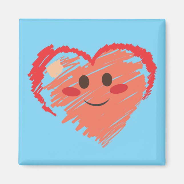 Aimant Crayon Heart (Devant)