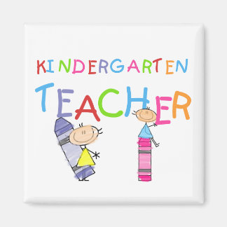 Aimant Crayon Kindergarten Teacher Tshirts and Gifts