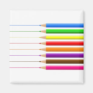 Aimant Crayons colorés