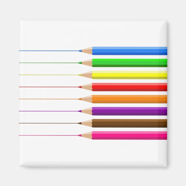 Aimant Crayons colorés (Devant)