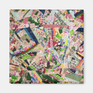 Aimant Crazy Quilt dans les couleurs du printemps