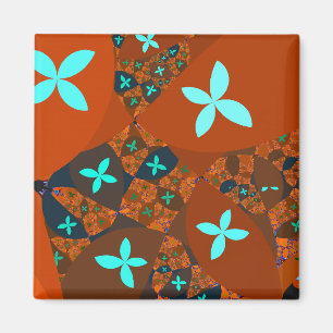 Aimant Crazy Quilt - Fractal Abstract Design