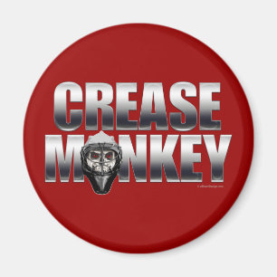 Aimant Crease Monkey (gardien de hockey)