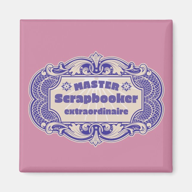 Aimant Créateur de scrapbook Cropper (Devant)