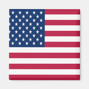 Aimant Création de fierté avec drapeau américain USA