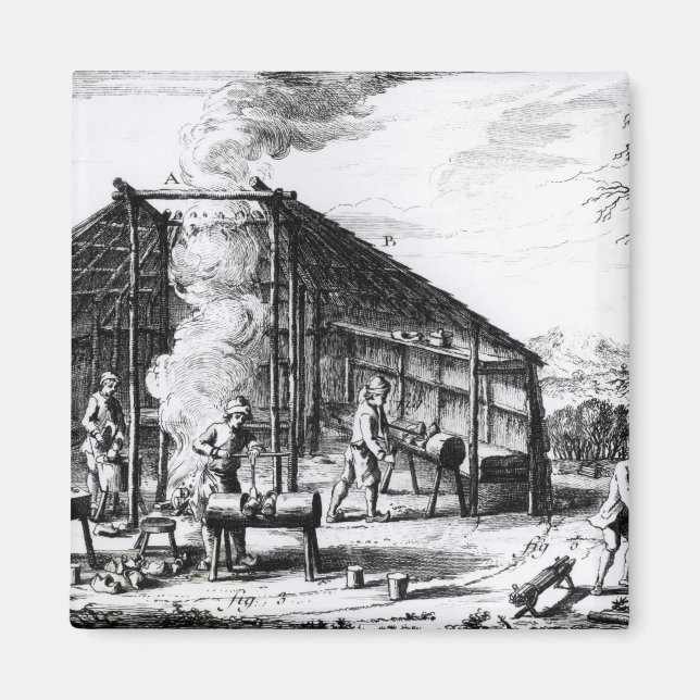 Aimant Création de journaux (Devant)