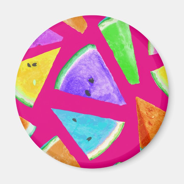 Aimant Création du Motif de pastèque 9 (Devant)