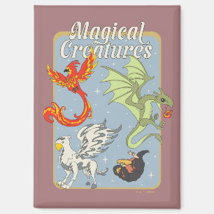 Aimant Créatures Magiques Graphique Vintage