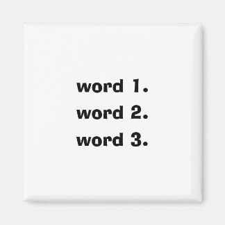 Aimant Créer un texte personnalisé, simple histoire de tr