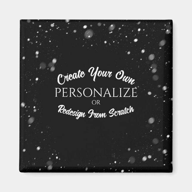Aimant Créez un Personnalisé Personnalisé (Devant)