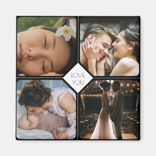 Aimant Créez vos propres 4 photos