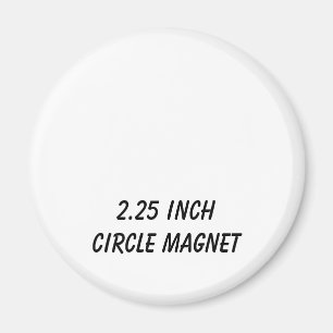 Aimant Créez votre cercle personnalisé de 2,25"