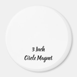Aimant Créez votre cercle personnalisé de 3"