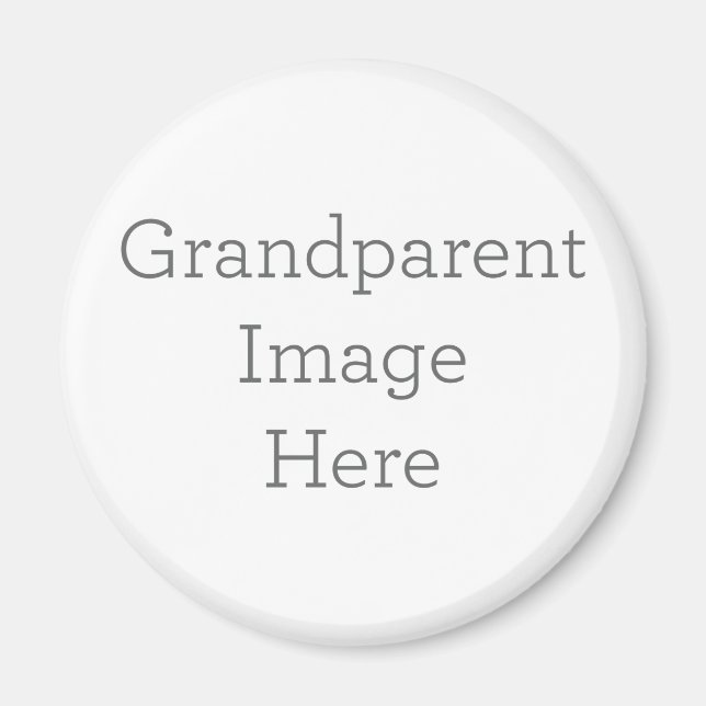 Magnet Standard, 5,7 cm Cercle (Devant)