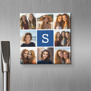 Aimant Créez Votre Propre Collage Instagram Monogramme Pe