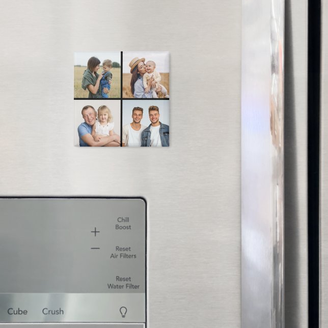 Aimant Créez votre propre collection de photos 4 (In situ (réfrigérateur))