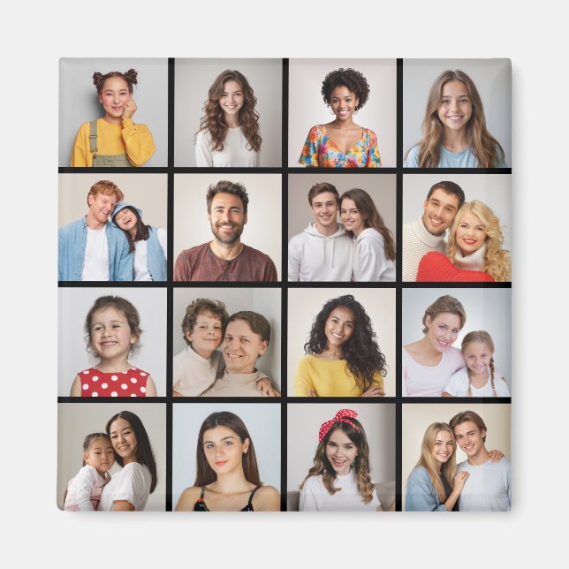 Aimant Créez votre propre collection photo 16 (Devant)