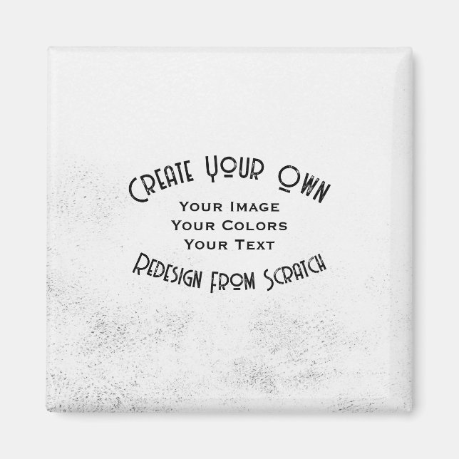 Aimant Créez Votre Propre Création Sur Mesure (Devant)