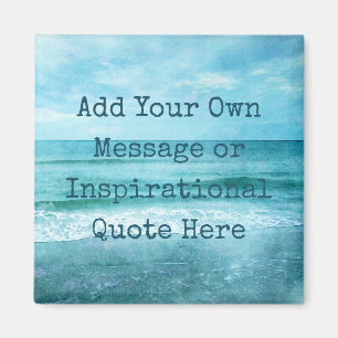 Aimant Créez votre propre devis inspirant motivationnel