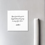 Aimant Créez votre propre devis personnalisé de script él<br><div class="desc">Créez votre propre aimant de devis personnalisé. Caractéristiques minimaliste élégante typographie de script.</div>