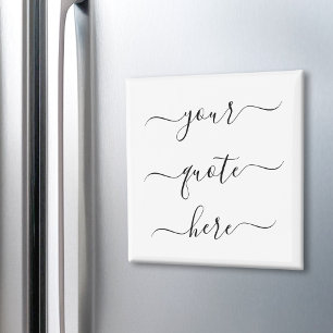 Aimant Créez votre propre devis personnalisé Script éléga