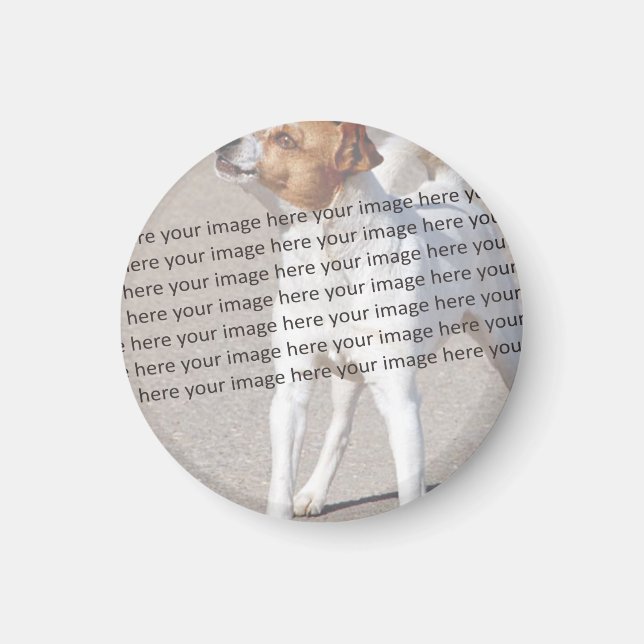 Aimant 🤍 Créez votre propre Modèle personnalisé (Devant)