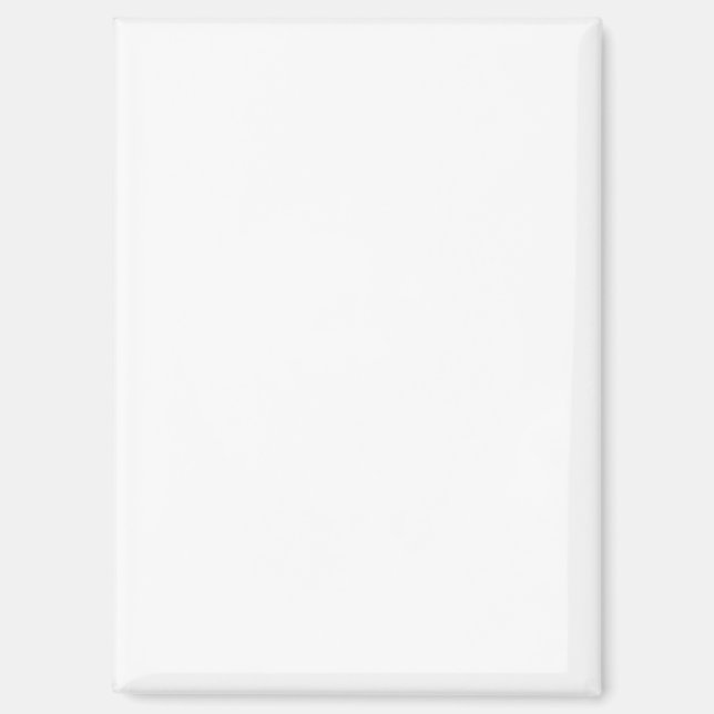 Aimant Créez votre propre personnalisable blanc (Recto)