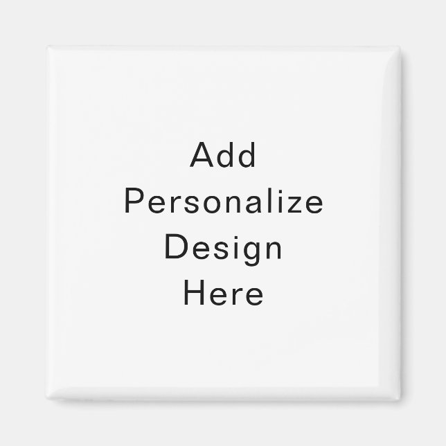 Aimant créez votre propre personnalisation (Devant)