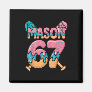 Aimant Crème Glacée Six Sept Drip Sport 67 Fun Mason Meme