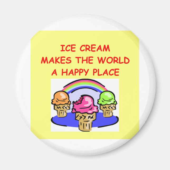 Aimant crème glglace (Devant)