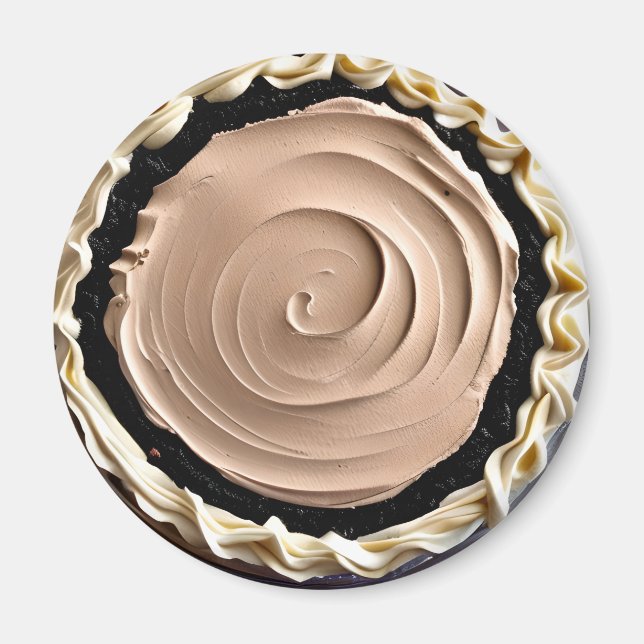 Aimant Crème Whiam Chocolate Pudding Pie Alimentation (Devant)