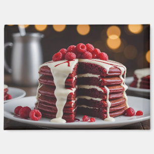 Aimant Crêpes au velours rouge