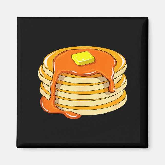 Aimant Crêpes et sirop  (Devant)