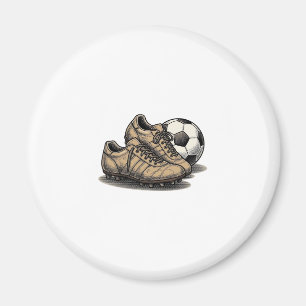 Aimant Crépuscule Chaussures De Football Et Conception De