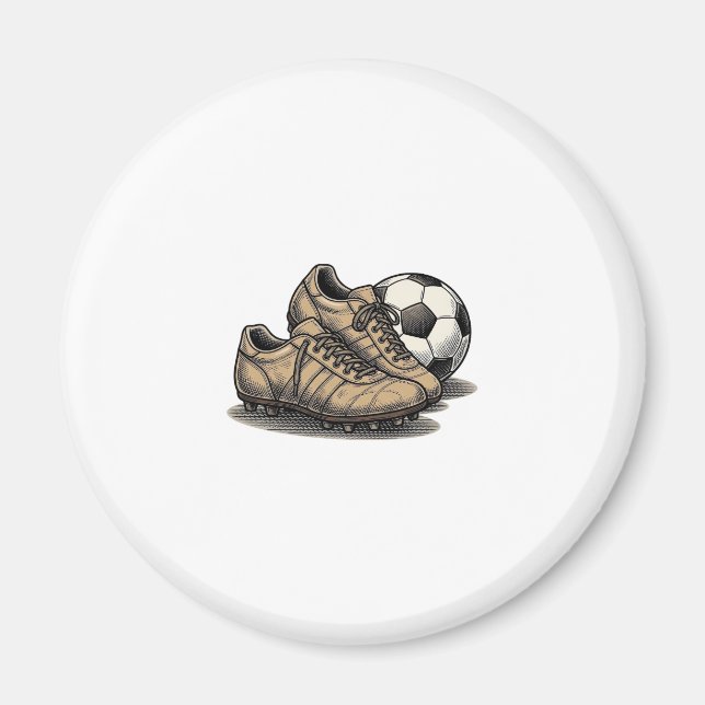 Aimant Crépuscule Chaussures De Football Et Conception De (Devant)