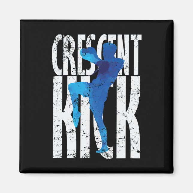 Aimant Crescent Kick Kickboxing  (Devant)