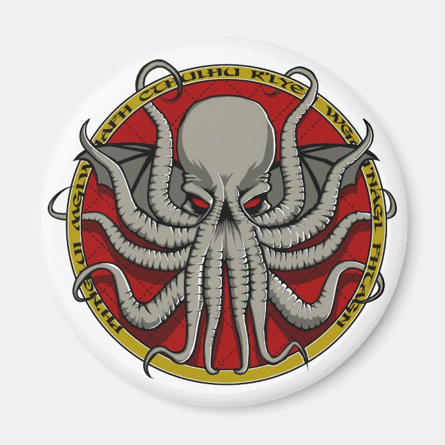 Aimant Crest Cthulu (Devant)