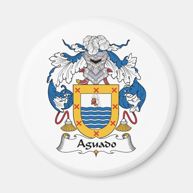 Aimant Crest de la famille Aguado (Devant)