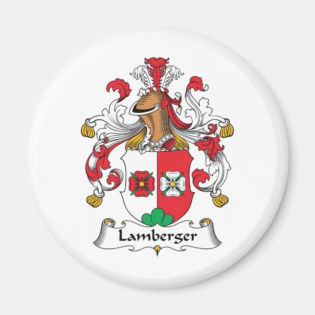 Aimant Crest de la famille Lamberger (Devant)
