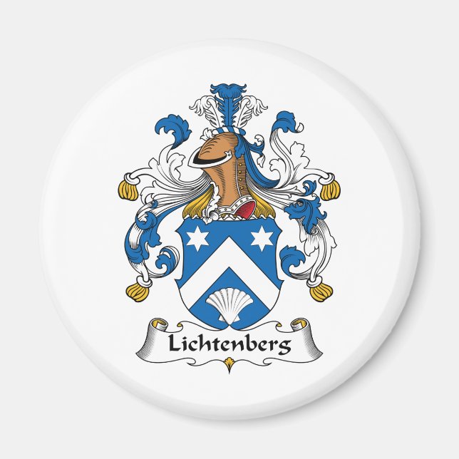 Aimant Crest de la famille Lichtenberg (Devant)