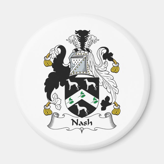 Aimant Crest de la famille Nash (Devant)