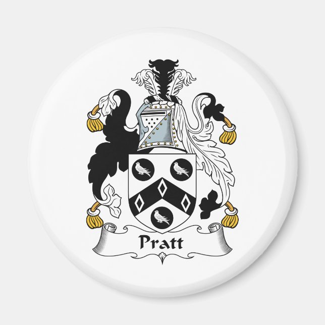 Aimant Crest de la famille Pratt (Devant)