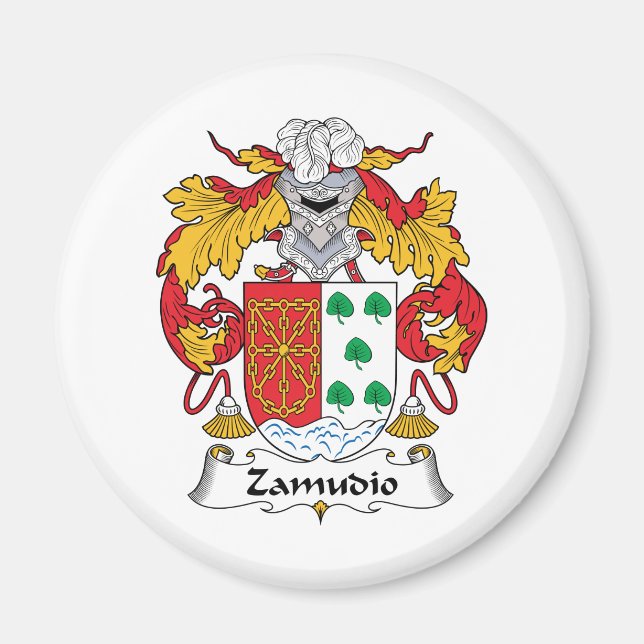Aimant Crest de la famille Zamudio (Devant)