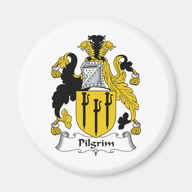 Aimant Crête de famille de pèlerins (Devant)